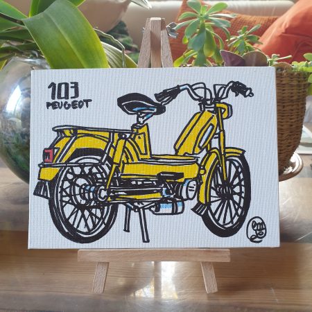 Toile "103 jaune"