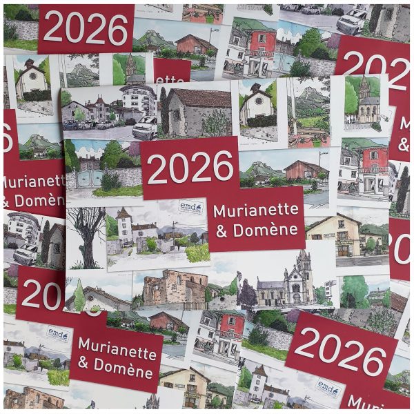 Calendrier 2026 Domène & Murianette par emdé