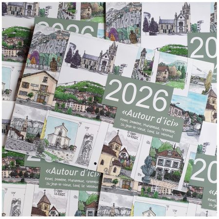 Calendrier 2026 par ici (grenoble, revel, venon, domene, le versoud...) par emdé
